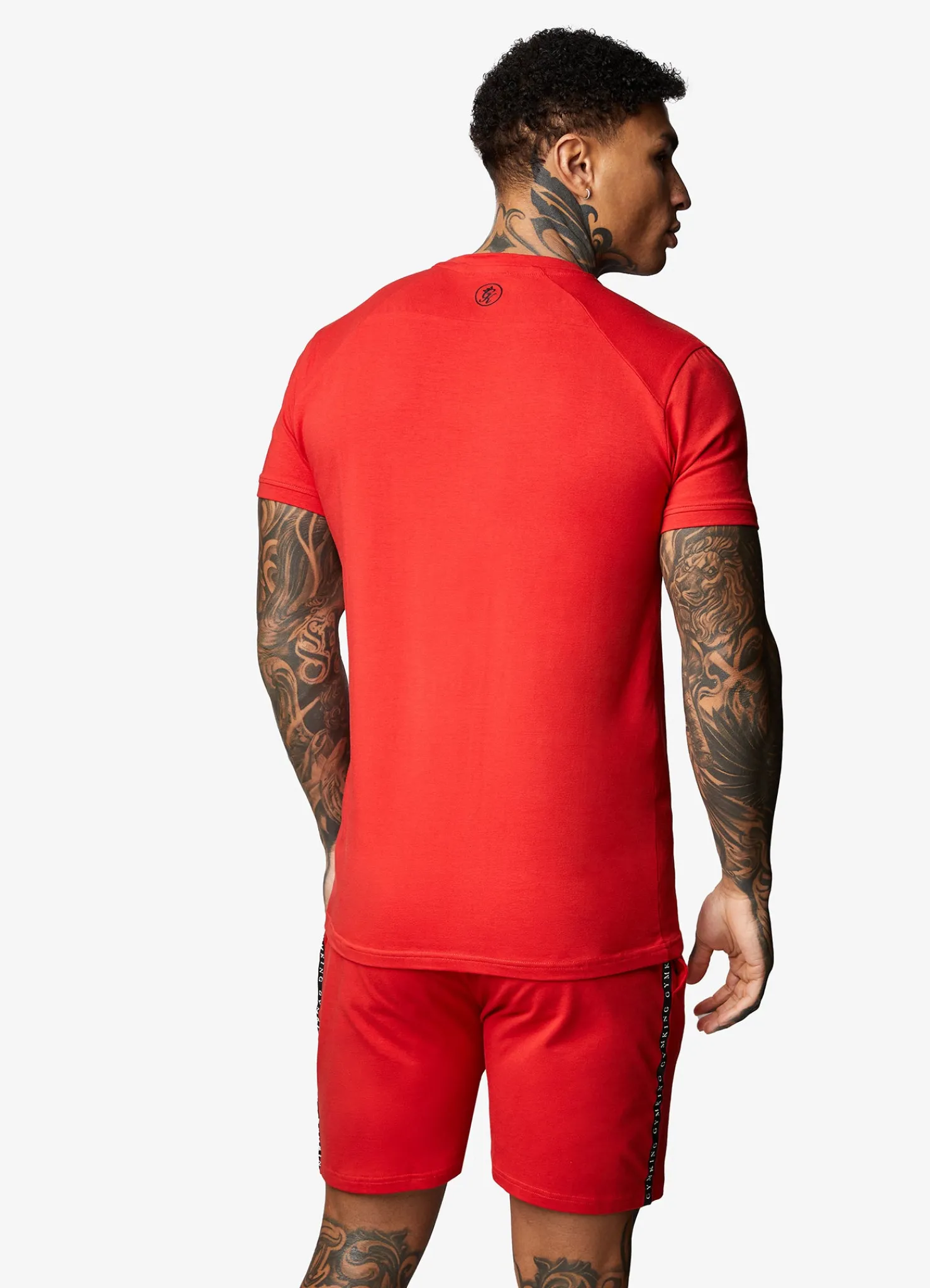 T-Shirts<Gym King Taped Jersey Tee Red Rush