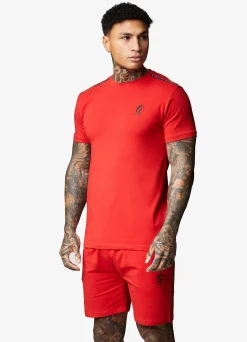 Twin Sets<Gym King Taped Jersey Tee Red Rush