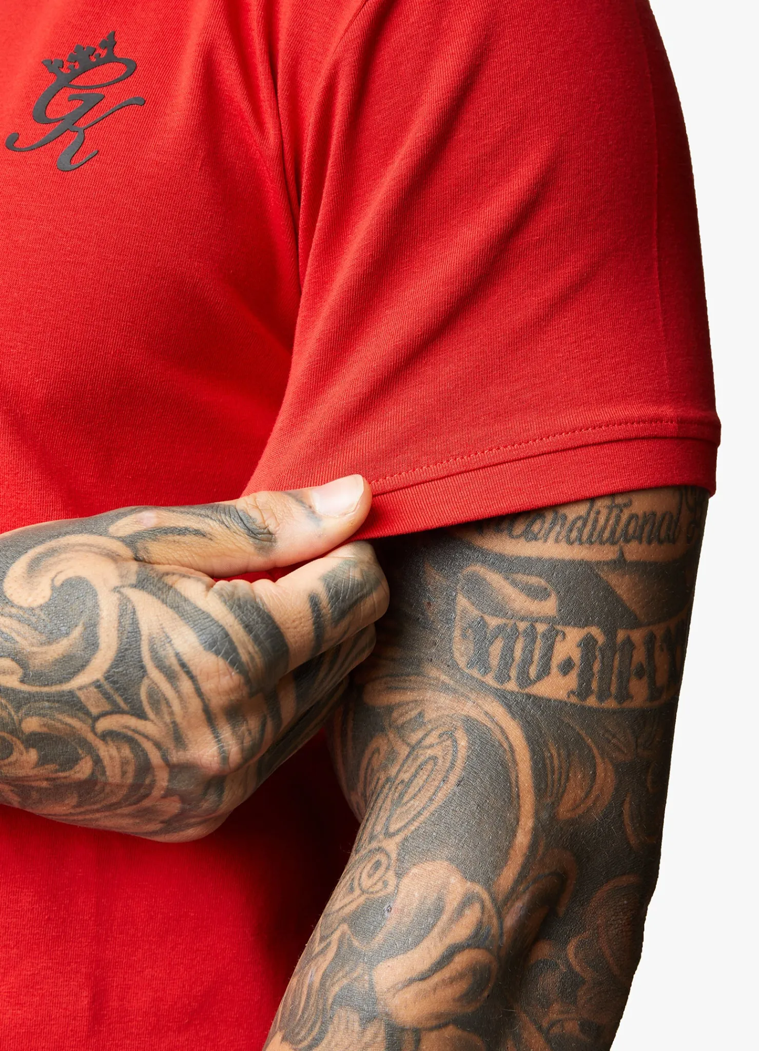 T-Shirts<Gym King Taped Jersey Tee Red Rush