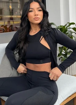 Gymwear<Gym King Uprising Sports Bra Black