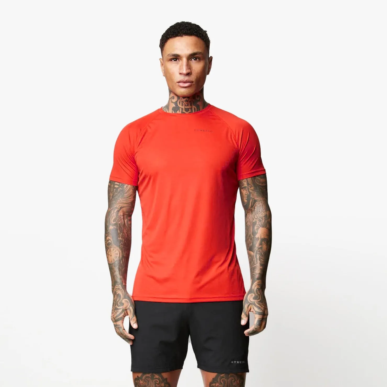 Gymwear<Gym King Uprising Ss Tee Red Rush