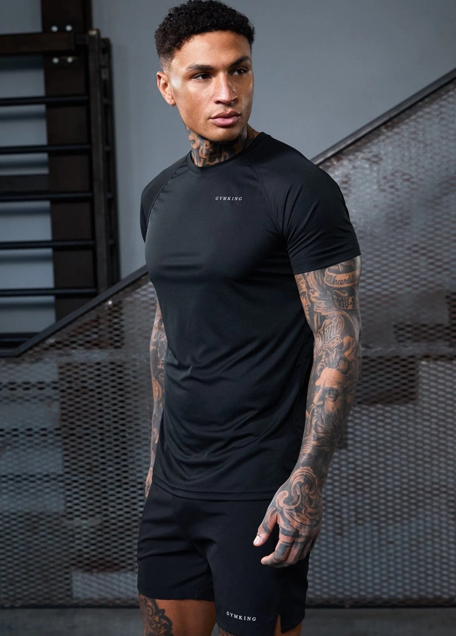 T-Shirts<Gym King Uprising Ss Tee Black