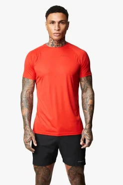 Gymwear<Gym King Uprising Ss Tee Red Rush