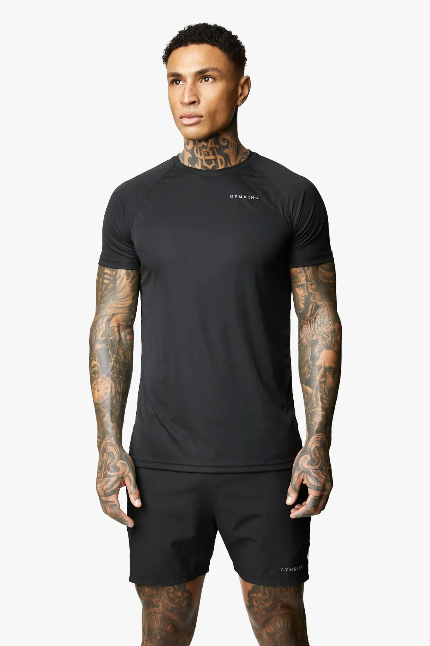 T-Shirts<Gym King Uprising Ss Tee Black
