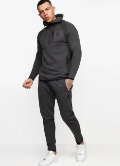 Tracksuit Bottoms<Gym King Utility Tech Jogger Black Marl