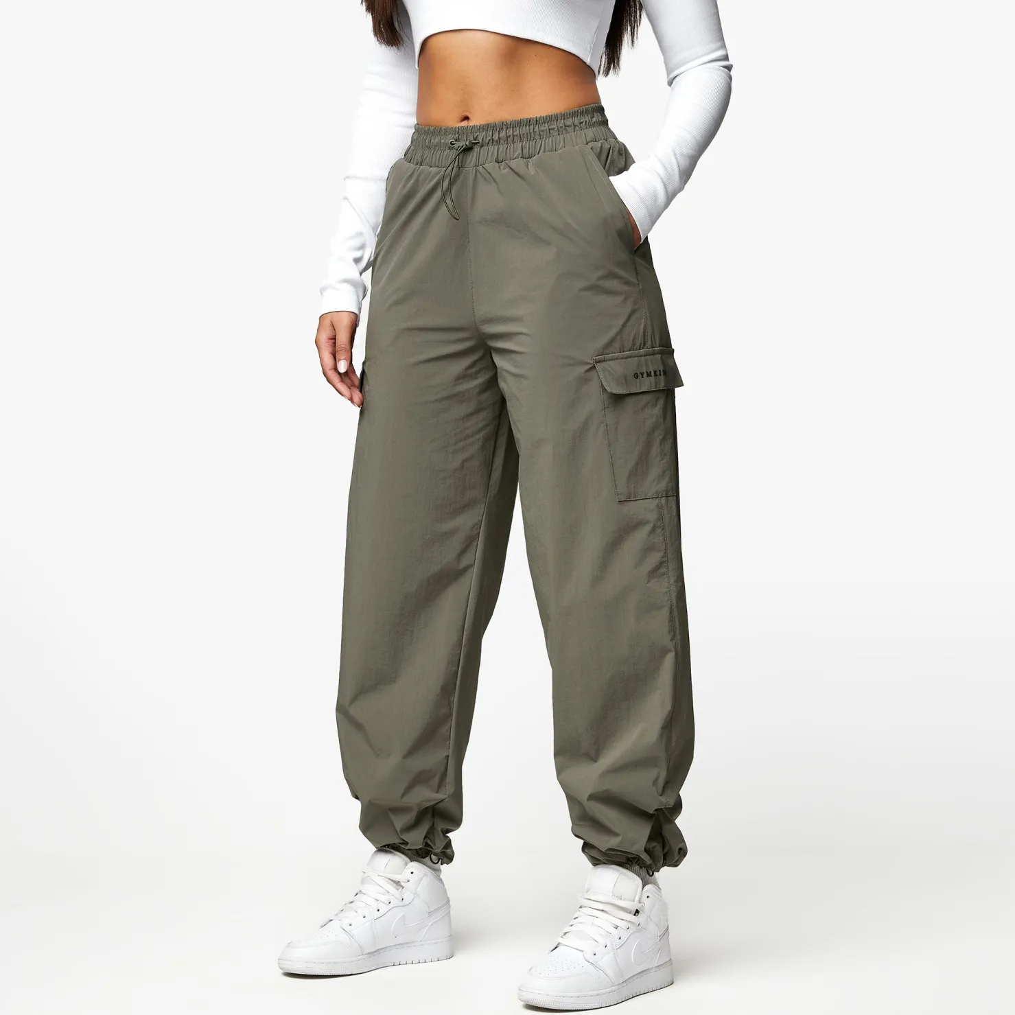 Co-Ords<Gym King Utility Woven Cargo Pant Olive
