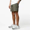 Shorts<Gym King Utility Woven Cargo Short Olive