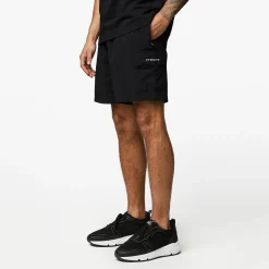 Shorts<Gym King Utility Woven Cargo Short Black