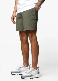 Twin Sets<Gym King Utility Woven Cargo Short Olive