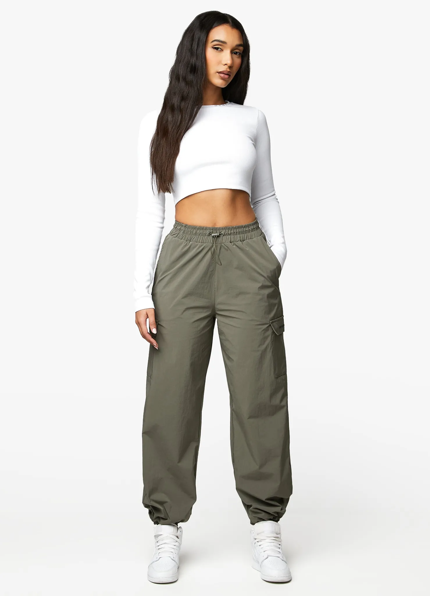 Co-Ords<Gym King Utility Woven Cargo Pant Olive