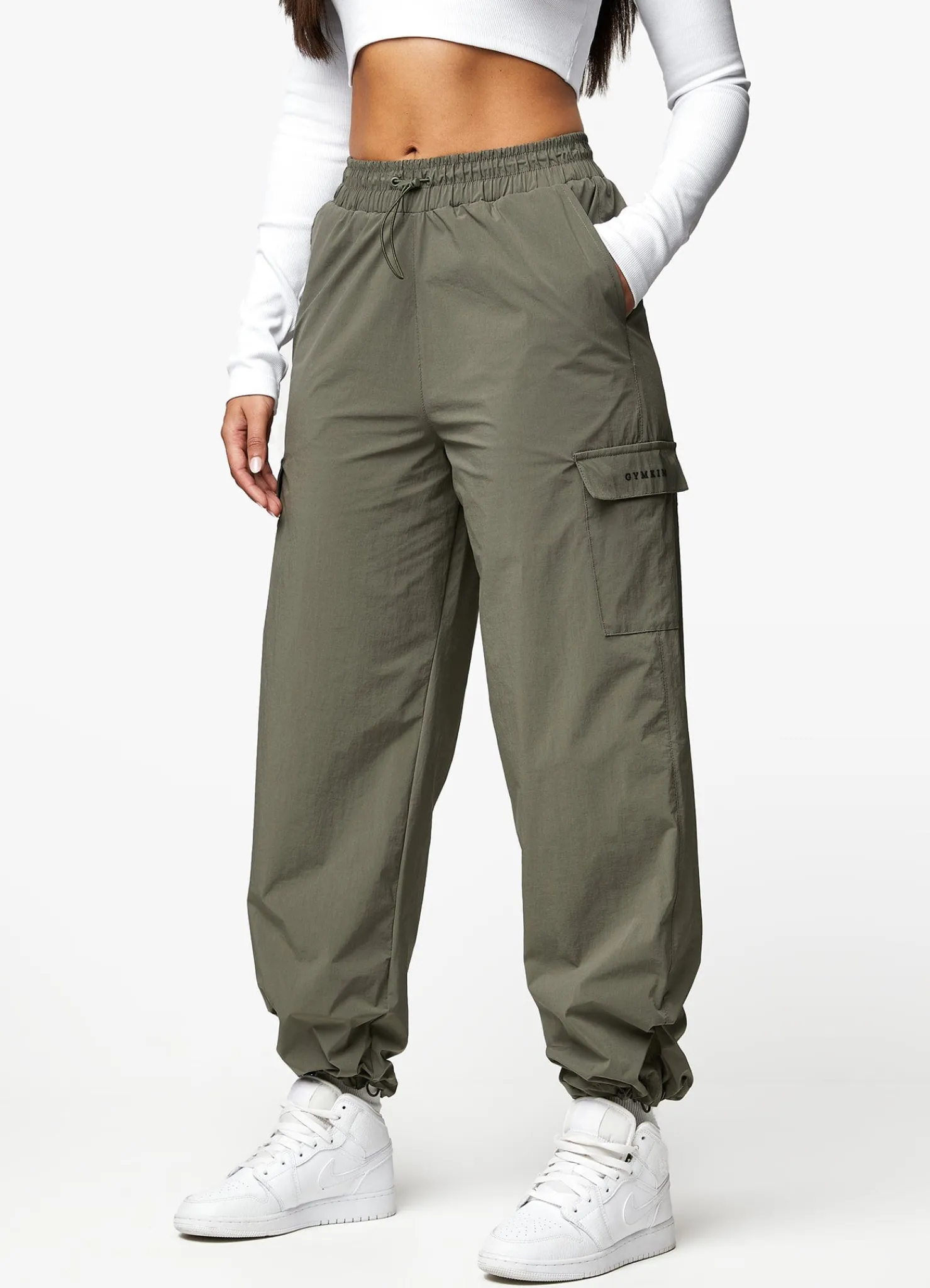 Co-Ords<Gym King Utility Woven Cargo Pant Olive