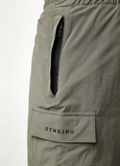 Twin Sets<Gym King Utility Woven Cargo Short Olive