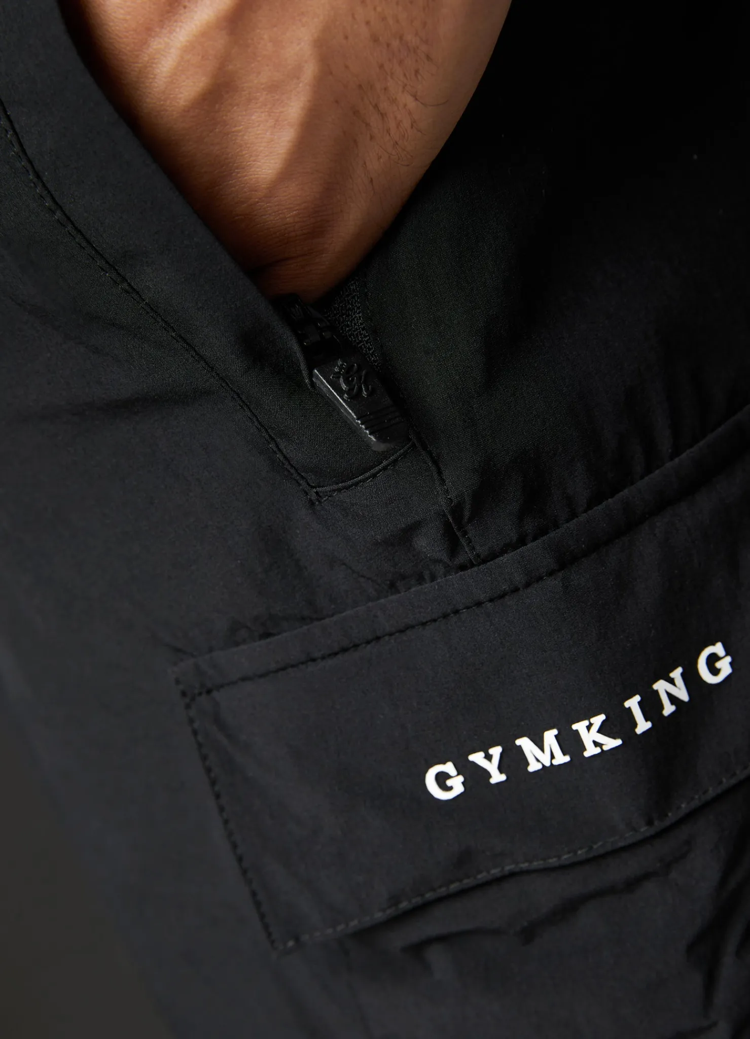 Twin Sets<Gym King Utility Woven Cargo Short Black