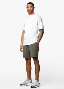 Shorts<Gym King Utility Woven Cargo Short Olive