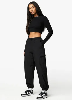 Co-Ords<Gym King Utility Woven Cargo Pant Black