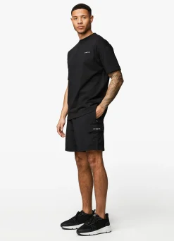 Shorts<Gym King Utility Woven Cargo Short Black