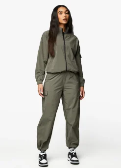 Outerwear<Gym King Utility Woven Jacket Olive