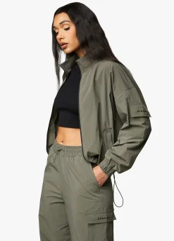 Outerwear<Gym King Utility Woven Jacket Olive