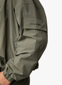Outerwear<Gym King Utility Woven Jacket Olive