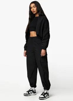 Outerwear<Gym King Utility Woven Jacket Black