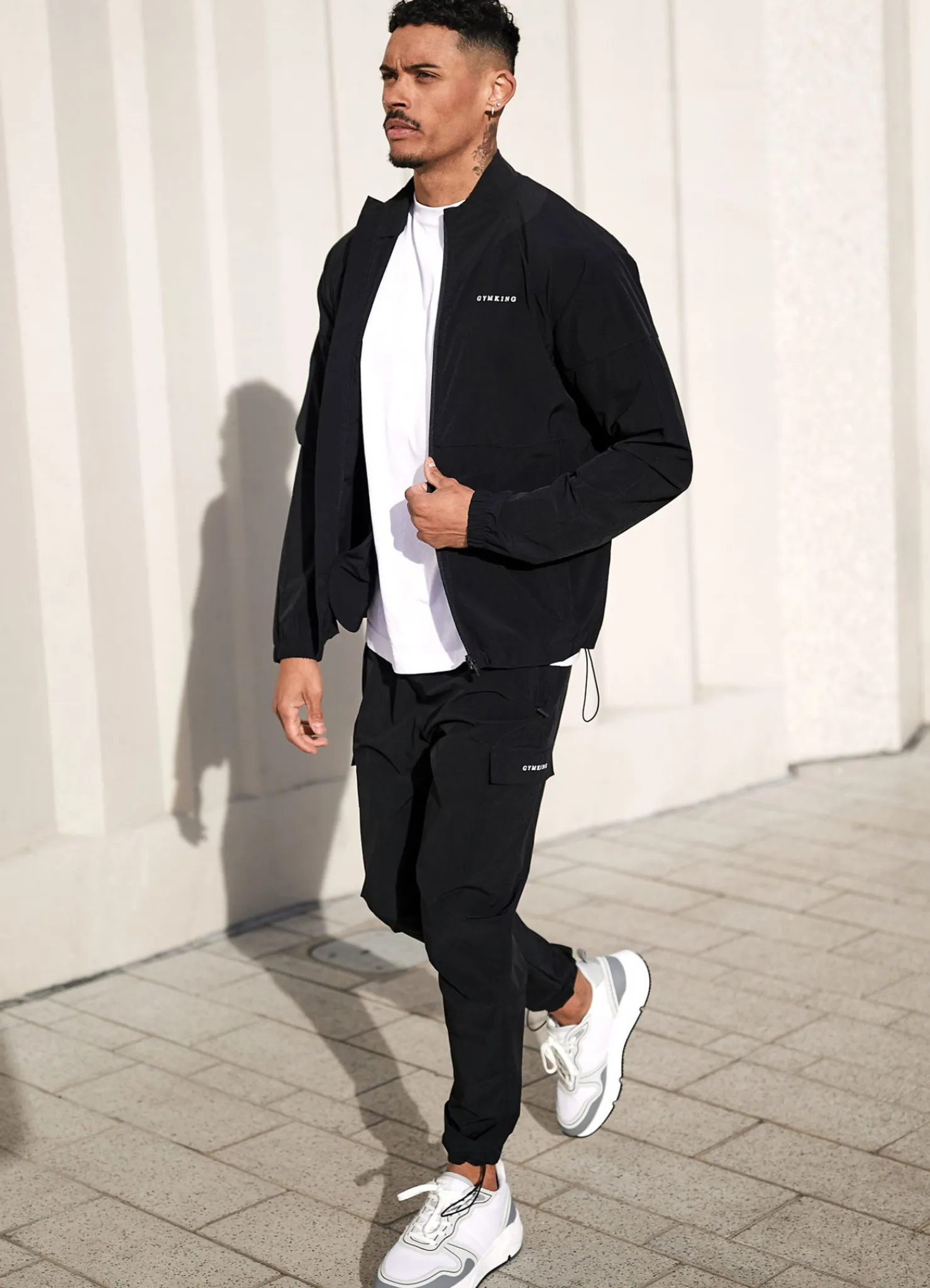 Tracksuits<Gym King Utility Woven Tracksuit Black