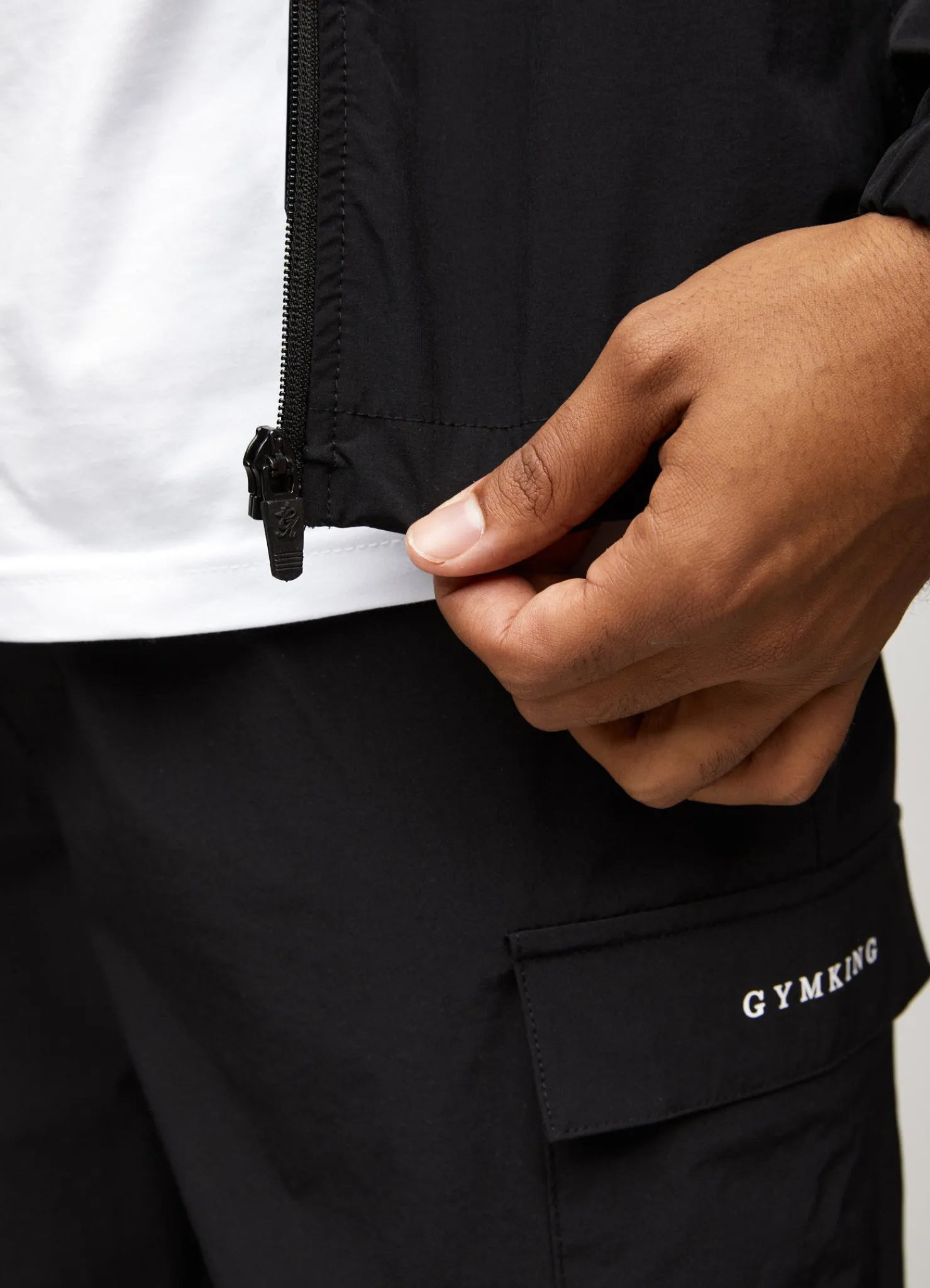 Tracksuits<Gym King Utility Woven Tracksuit Black