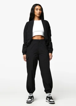 Tracksuits<Gym King Utility Woven Tracksuit Black
