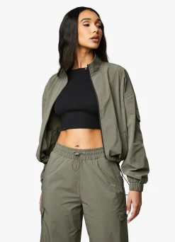 Tracksuits<Gym King Utility Woven Tracksuit Olive
