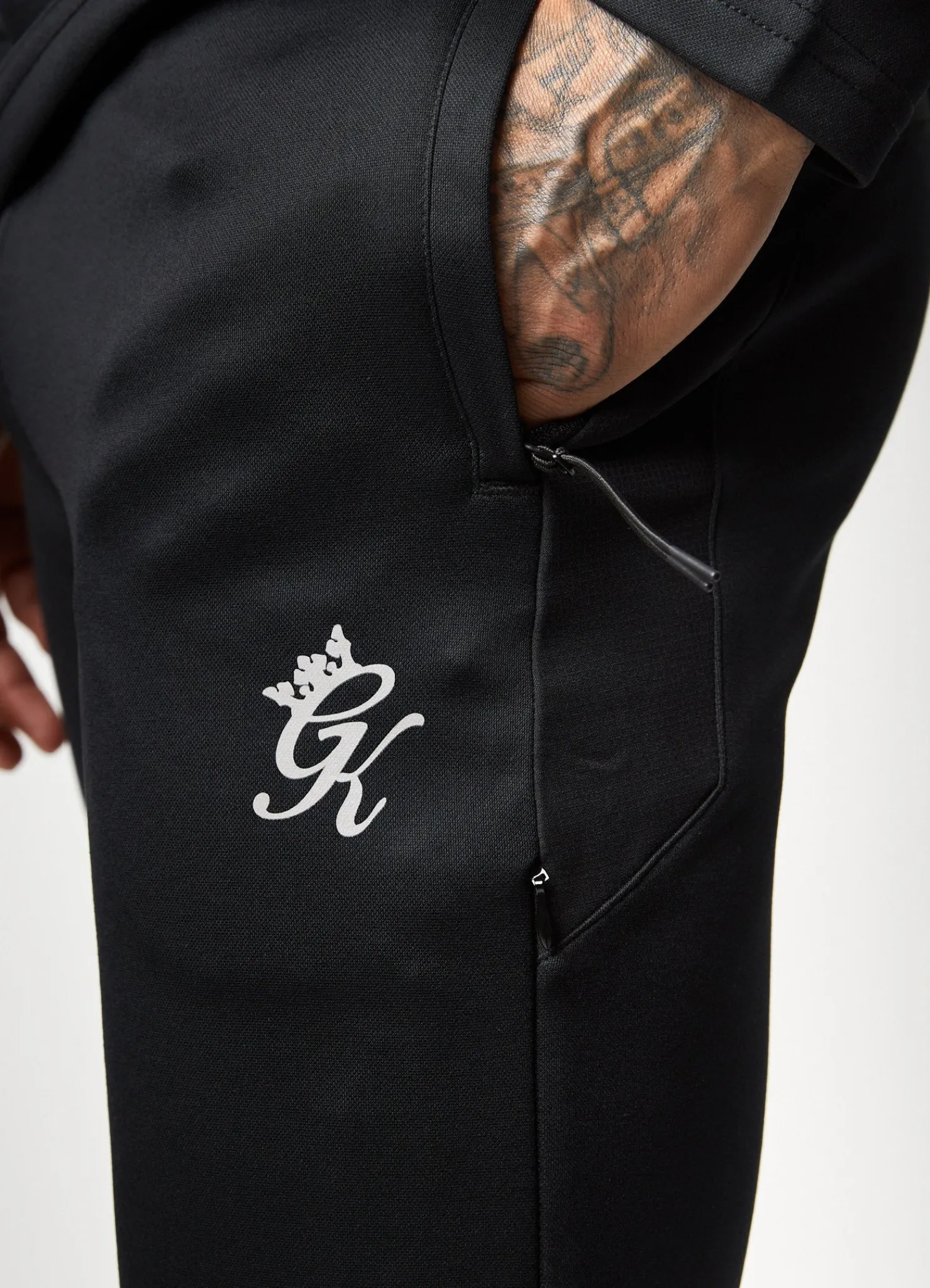 Tracksuit Bottoms<Gym King Velocity Tech Pant Black/Wine Red