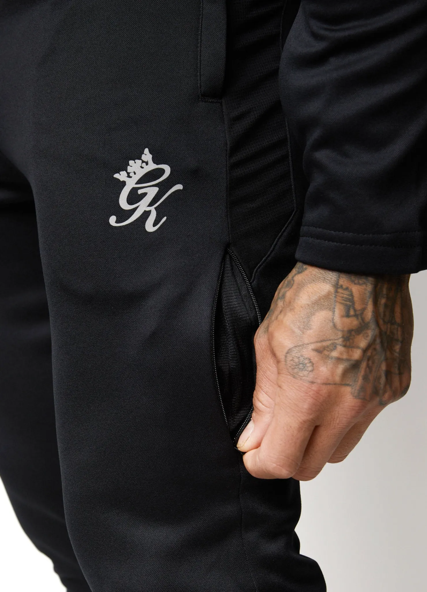 Tracksuit Bottoms<Gym King Velocity Tech Pant Black/Wine Red