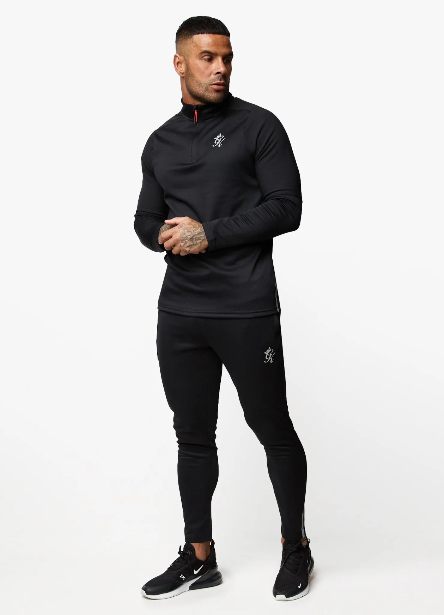 Tracksuit Bottoms<Gym King Velocity Tech Pant Black/Wine Red