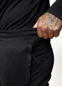 Tracksuit Bottoms<Gym King Velocity Tech Pant Black/Wine Red