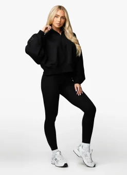Sweatshirts<Gym King Vital Linear Arch Funnel Black/Black