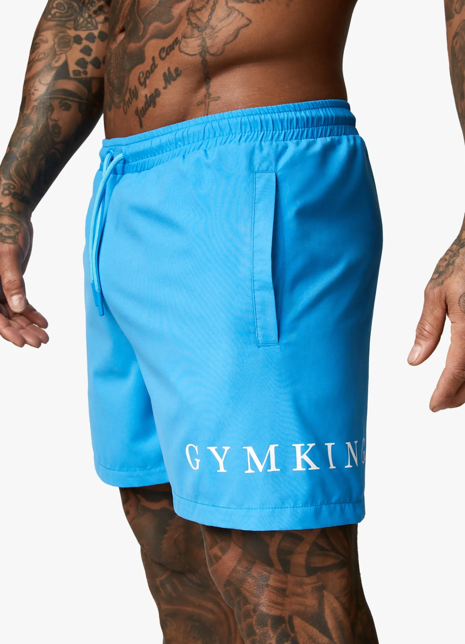 Swimwear<Gym King Wave Swim Short 5" Malibu Blue