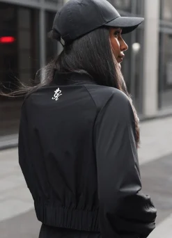 Outerwear<Gym King Woven Batwing Bomber Black