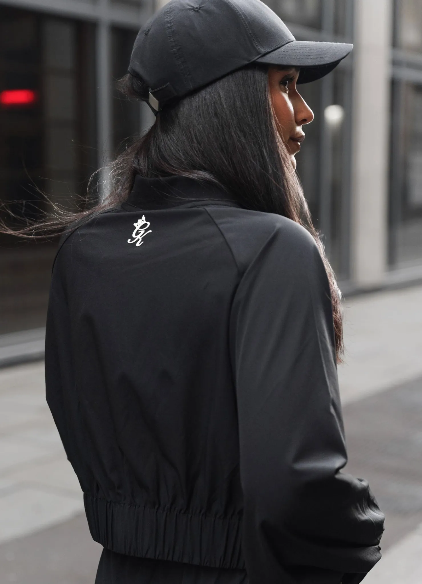Outerwear<Gym King Woven Batwing Bomber Black