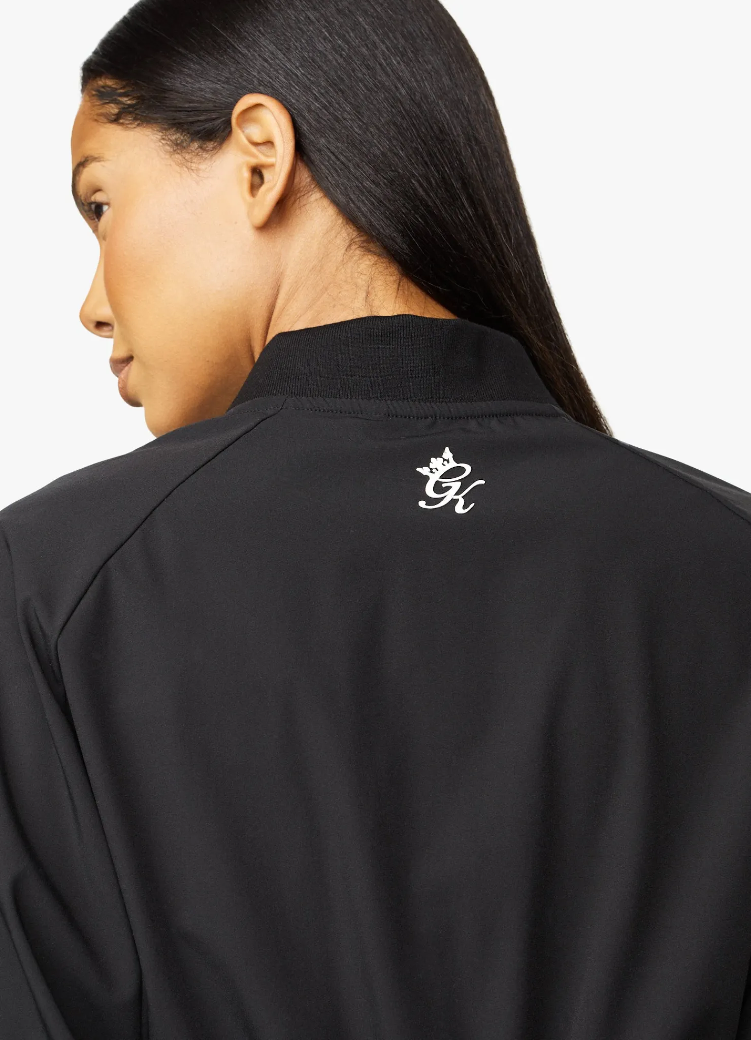 Outerwear<Gym King Woven Batwing Bomber Black