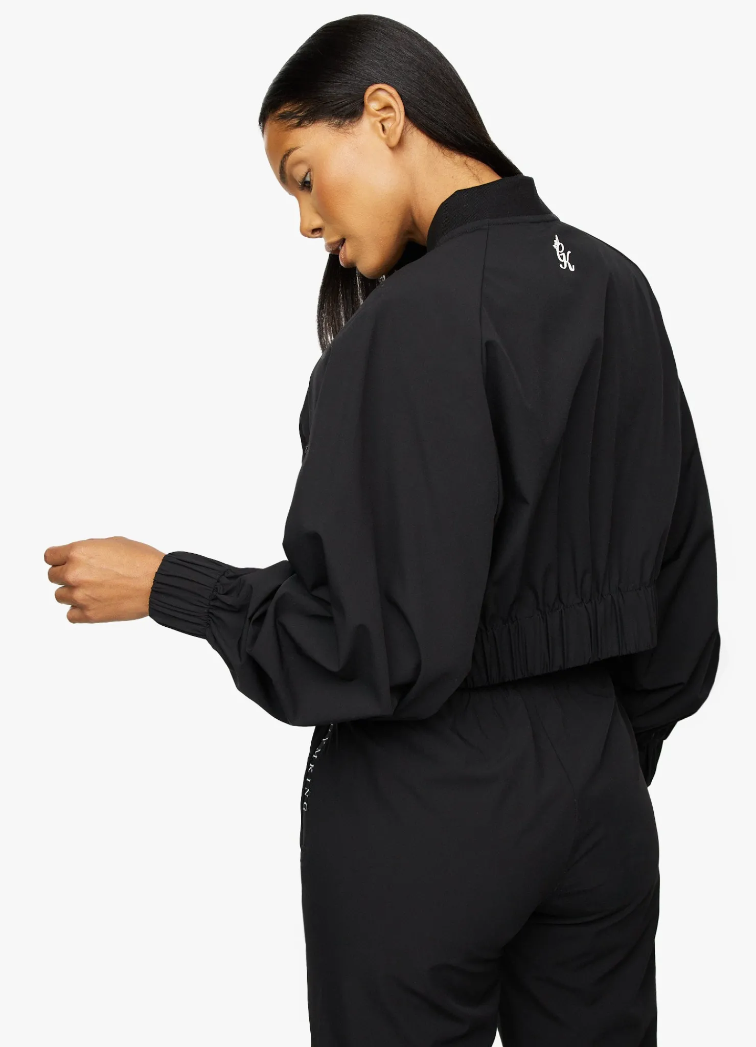 Outerwear<Gym King Woven Batwing Bomber Black