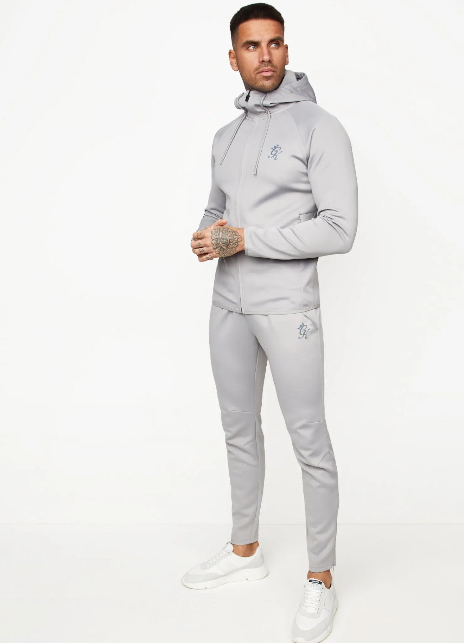 Tracksuit Bottoms<Gym King fundamental Lightweight Poly Tracksuit Bottoms Shadow Grey