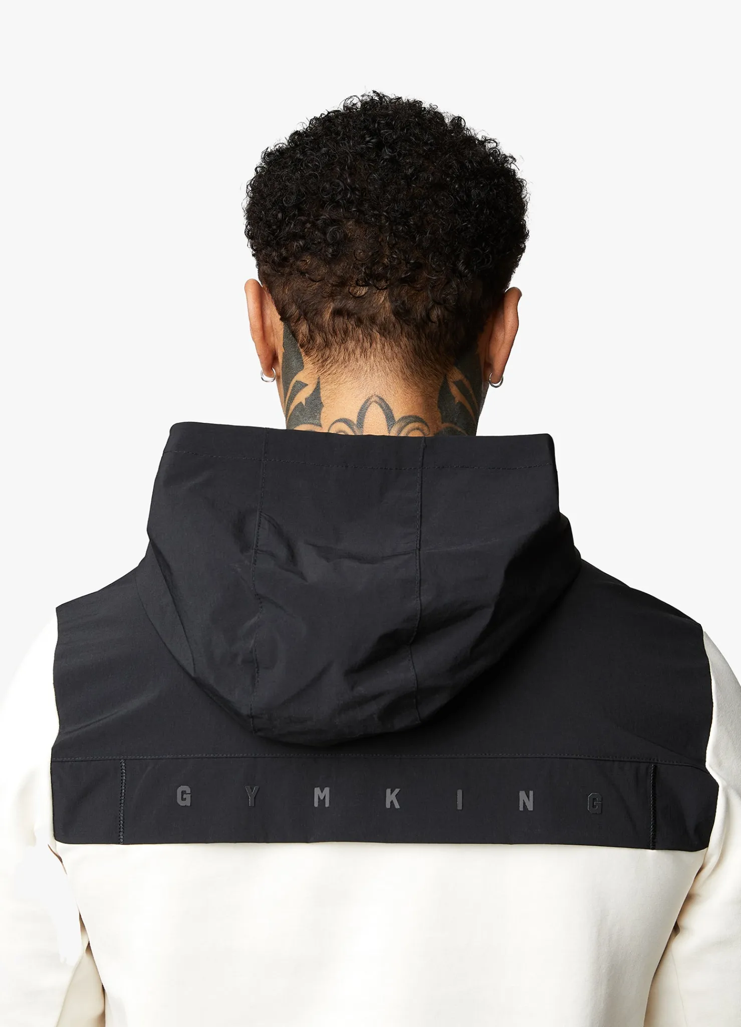Tracksuits<Gym King Rebellion Hood & Cargo Jogger Antique White/Black