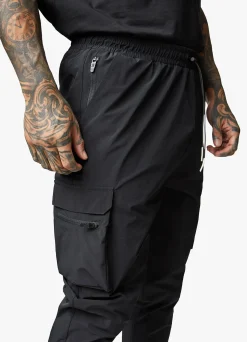 Tracksuits<Gym King Rebellion Hood & Cargo Jogger Black